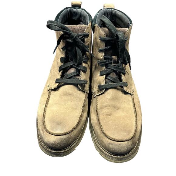 Sorel Madson Moc Toe Waterproof Boots Tan Men's‎ 14 Leather Rugged Outdoor - Picture 1 of 16